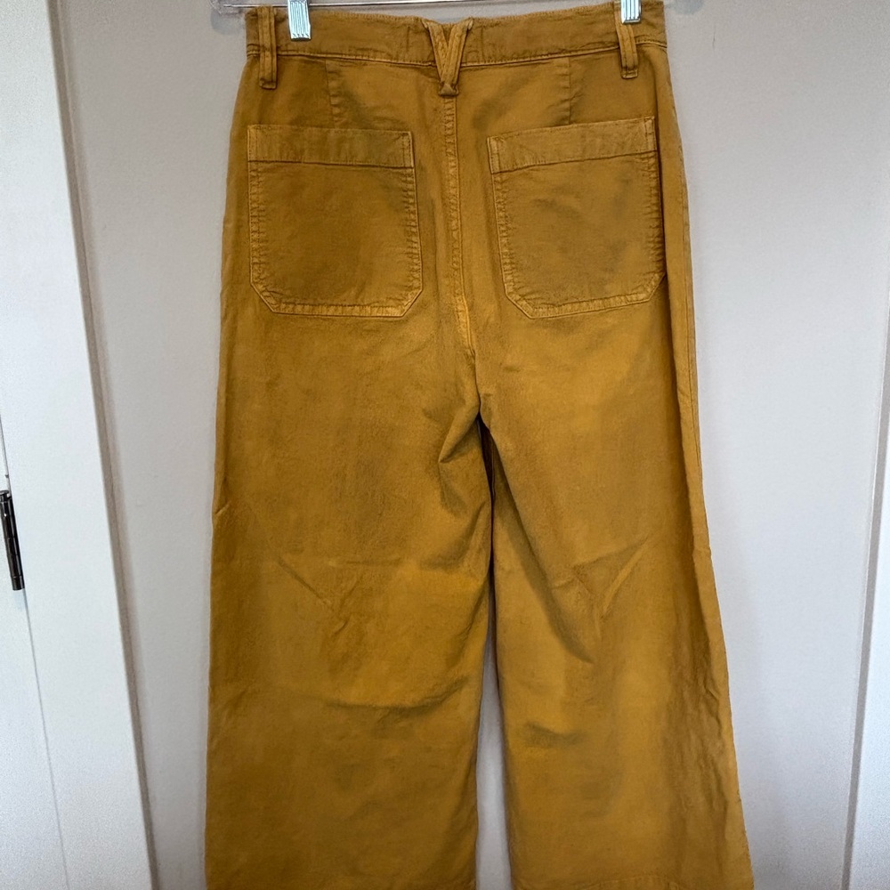 Point Sur Yellow Pants Crop Wide Leg 28 - Picture 6 of 8